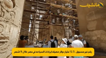 رقم غير مسبوق.. 12.5 مليار دولار حصيلة إيرادات السياحة في مصر خلال 9 أشهر 1